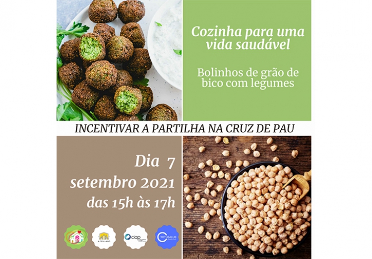 Cozinhar Mais Dá Saúde (bolinhos de Grão de Bico)